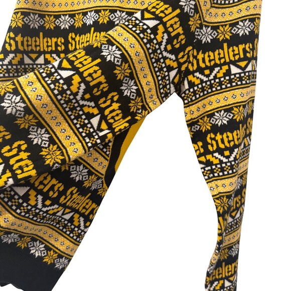 NFL Team Apparel Pittsburgh Steelers  Sweater Sz XL Black/Yellow Acrylic - Picture 12 of 12